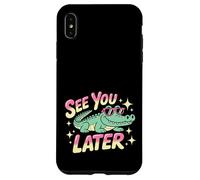 See You Later Gator - Retro Pastel Cartoon Pun Case for iPhone XS Max