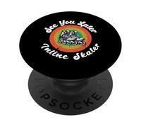 See You Later Inline Skater Rollerblade Skating PopSockets Adhesive PopGrip