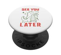 See You Later Last Day of School Year Alligator Summer Break PopSockets Adhesive PopGrip
