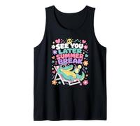 See You Later Summer Break Alligator Back to School Tank Top