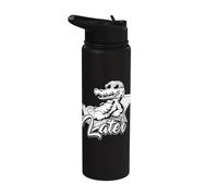 See You Later Summer or Vacation - Alligator Stainless Steel Insulated Water Bottle