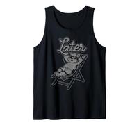 See You Later Summer or Vacation - Bear Tank Top
