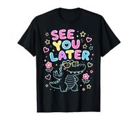 See You Later Teacher Summer Alligator Last Day of School Value Graphic T-Shirt
