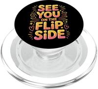 See You On The Flip Side Retro Goodbye Farewell - PopSockets PopGrip for MagSafe