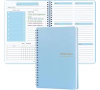 SEEALLDE A5 Weekly Planner Notebook Undate To Do List with Habit Tracker for Students, Teachers and Worker