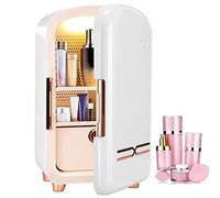SEEANN Mini Makeup Fridge, 12L Cosmetic Refrigerator Cooler and Warmer Freezer Fridges for Perfume Beauty Skincare Fridge