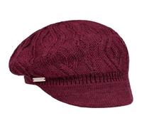 Seeberger Annelie Knit Newsboy Cap Women Raspberry One Size