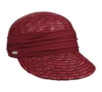 Seeberger Grace Straw Cap Women´s Summer (One Size - Bordeaux)