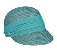 Seeberger Women's Sun Hat Women's Straw Cap, jeans colour, One Size