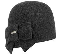 Seeberger ladies’ Litika Winter Hat, walking hat with Bow - Grey - One size