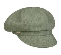 Seeberger Light Summer Newsboy Cap Women - Baker boy hat Peaked caps with Peak Spring-Summer - One Size Green