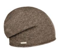 Seeberger Rolled Edge Cashmere Beanie Knit Long (One Size - Taupe)