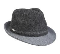 Seeberger Sabetha Trilby Milled Wool Hat Women´s (One Size - Anthracite)