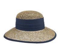 Seeberger Talea Beach Straw Hat Summer (One Size - Blue)