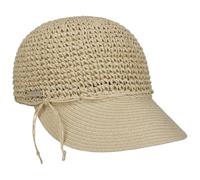 Seeberger Uni Rollable Crochet Cap Summer Sun (One Size - Beige)