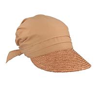 Seeberger Women's Sun Hat Straw/Fabric Cap Plain