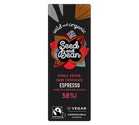 Seed And Bean Dark 58% Expresso Fairtrade & Organic Bar, 25 g