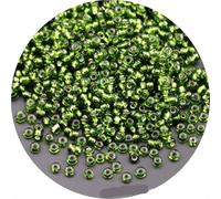 Seed Beads 1.5mm 2mm 3.0mm 4mm Glass Rice Beads, Handmade DIY Jewelry and Clothing for Embroidery(Color 26,3.0mm 10g 400pcs)