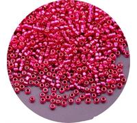 Seed Beads 1.5mm 2mm 3.0mm 4mm Glass Rice Beads, Handmade DIY Jewelry and Clothing for Embroidery(Color 12,1.5mm 10g 1440pcs)