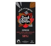 Seed&Bean 75g Dark 58% - Espresso Org & FT [Pack of 10]