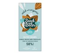 Seed&Bean Dark 58% Organic Sea Salt and Caramel [Pack of 10]