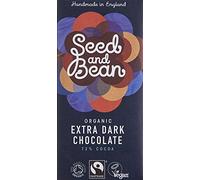 Seed & Bean Organic 72% Cocoa Dominican Extra Dark Chocolate Bar, 85g