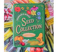 Seed Collection Storage Tin With 10 Packets of Vegetable Seeds by Thompson and Morgan
