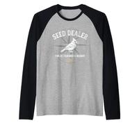 Seed Dealer Finest Feathered Blends Vintage Cardinal Compass Raglan Baseball Tee