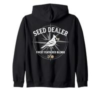 Seed Dealer Finest Feathered Blends Vintage Cardinal Compass Zip Hoodie