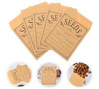 Seed Envelopes, Small Brown Envelopes, 60 Pcs Seed Packets, Seed Envelopes Small Brown Paper with Types Name Template Sealing Seed Saving Envelopes, Seed Packets Envelopes for Seeds Saving Collecting