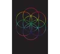 Seed of Life Rainbow Sacred Geometry Journal: 6" x 9" Dotted Grid Blank. Notebook, Sketchbook, or Diary, 120 pages
