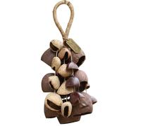 Seed Rattle Handcrafted Natural Seed Rattle Windchime Bag Charm Mixed African Instrument and Natural Decor