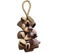 Seed Rattle, Handcrafted Natural Seed Rattle Windchime Bag Charm Mixed African Instrument & Natural Decor, African Instruments