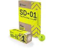 Seed SD-01 The Pro One- 3-piece Urethane Premium Golf Ball - Bright Yellow