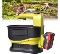 Seed Spreader for 20v Li-Ion Battery, Lawn & Garden Spreaders, Handheld Spreader for Grass Seed, Fertilizer, Salt and Ice Melt, Available Year-Round