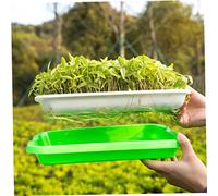 Seed Sprouter Tray Soil-Free Wheat Grass Grower Seed Sprouters Garden Planting Grow Lid Sprouting Bean