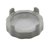 Seed-Sprouting Lid For Jars Plastic Germination Cover With Stainless Steel Screen Improves Air Circulation And Drainage For Growing Bean Sprouts(gray)