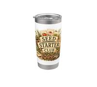 Seed Starter Club Garden Sprouts Stainless Steel Insulated Tumbler