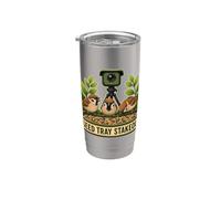 Seed Tray STAKEOUT Sparrow Watching Feeder Camera Stainless Steel Insulated Tumbler