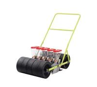 Seeder Seeder Precision Seeder Row Planter,Manual Seeder,Garden Spreaders,Hand Push Garden Seeder, Plants Hemp, Parsley Cabbage Radish, Etc for Small Gardens,E