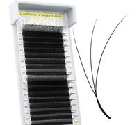 SEEDEW 3D TiltSpire Lash Extensions, XF3D 0.07mm D MIX8-15mm 16 Rows/Tray, SlantFlying/Fox 3D, Cool Soft Lightweight Eyelashes Grafting for Lash Artists, Beauty Salon(Matte Black-0.07-D-MIX8-15mm)XF3D