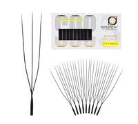 SEEDEW U Shape 3D Lash Extensions, U3D 0.07mm D Curl MIX8-15mm 12 Rows/Tray, Natural Soft Lightweight Eyelashes Grafting for Lash Artists, Beauty Salon (Matte Black-0.07-D-MIX8-15mm) U3D
