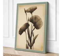 Seedheads in Antiquity Canvas Wall Art Print 30x20 Inch (76 x 51 cm)