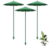 Seedling Canopy - Light Filtering Radiation Screen Kit, Triple Units | Climate Buffer Shelter, Early Vegetation Care, Greenhouse Border Support, Nursery Bed Cultivation Accessory