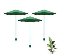 Seedling Canopy - Light Filtering Radiation Screen Kit, Triple Units | Climate Buffer Shelter, Early Vegetation Care, Greenhouse Border Support, Nursery Bed Cultivation Accessory