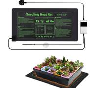 Seedling Heat Mat with Thermostat Durable Waterproof Heat Mat for Plants with Digital Thermostat for Indoor Seed Starting and Plant Germination