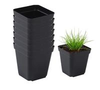 Seedling Pots - Reusable Square Vegetable Pots | Nursery Potts | Nursery Pot Gardening Kit Suitable for Seed, Plant Propagation, Greenhouse Use and Culture