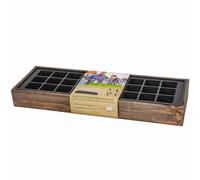 Seedling Solid Wood Box 27 Pot Plate Seedling House Plants Garden DIY New