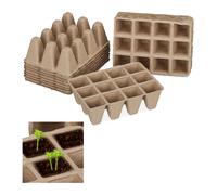 Seedlings Cuttings Compostable Biodegradable Round Garden Fibre Plant Pots Seeds