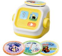 seedpace Screen-Free Story Player for Kids: Audio Machine with 3 Interactive Buttons, 3 Story Cards with 120 Stories, Christmas/Birthday Gift for Boys and Girls, Learning, Travel, Bedtime Companion